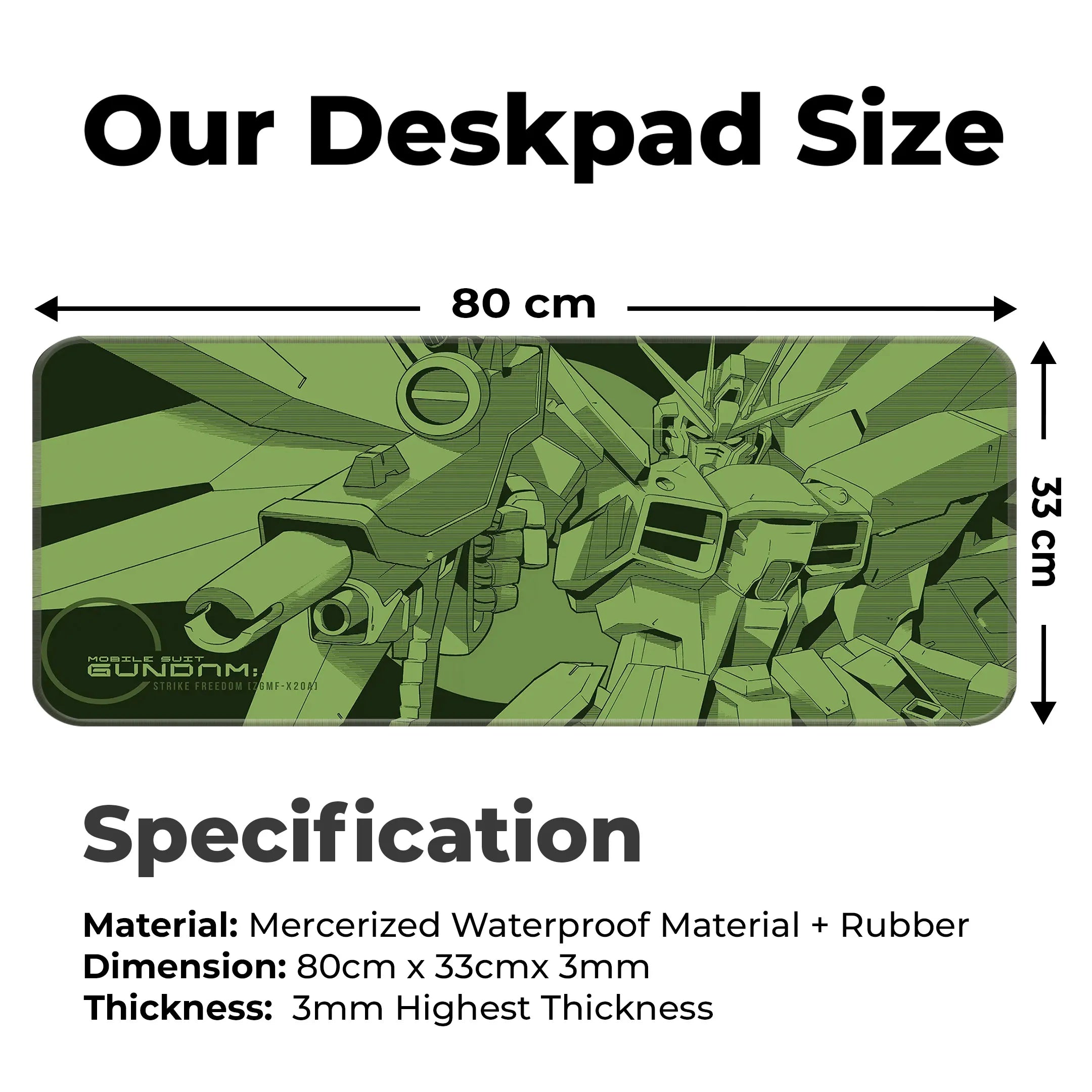 Gundam Strike Freedom Deskmat