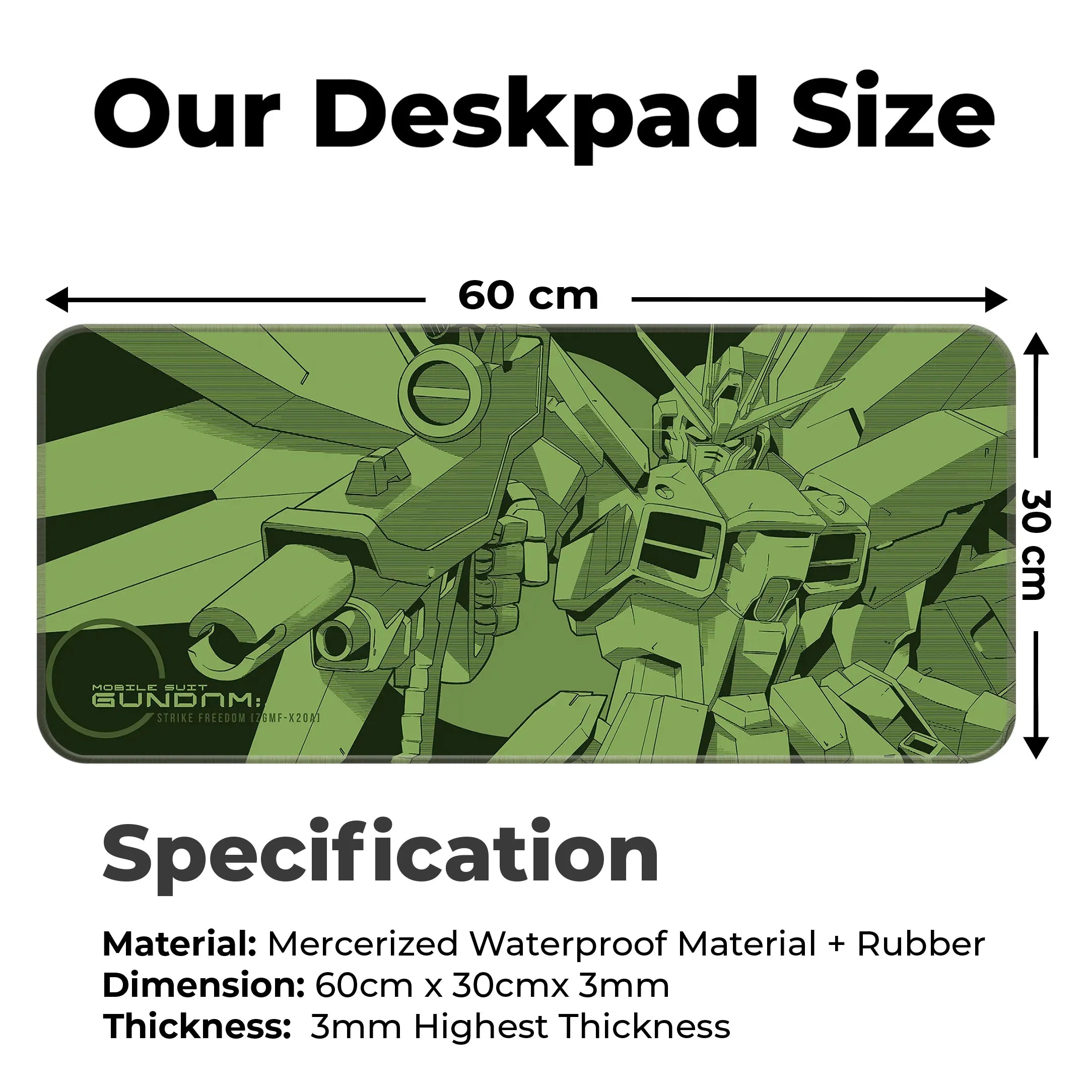 Gundam Strike Freedom Deskmat