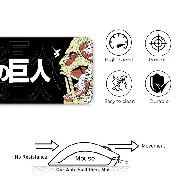 Colossal Titan Anime Rage Art Deskmat