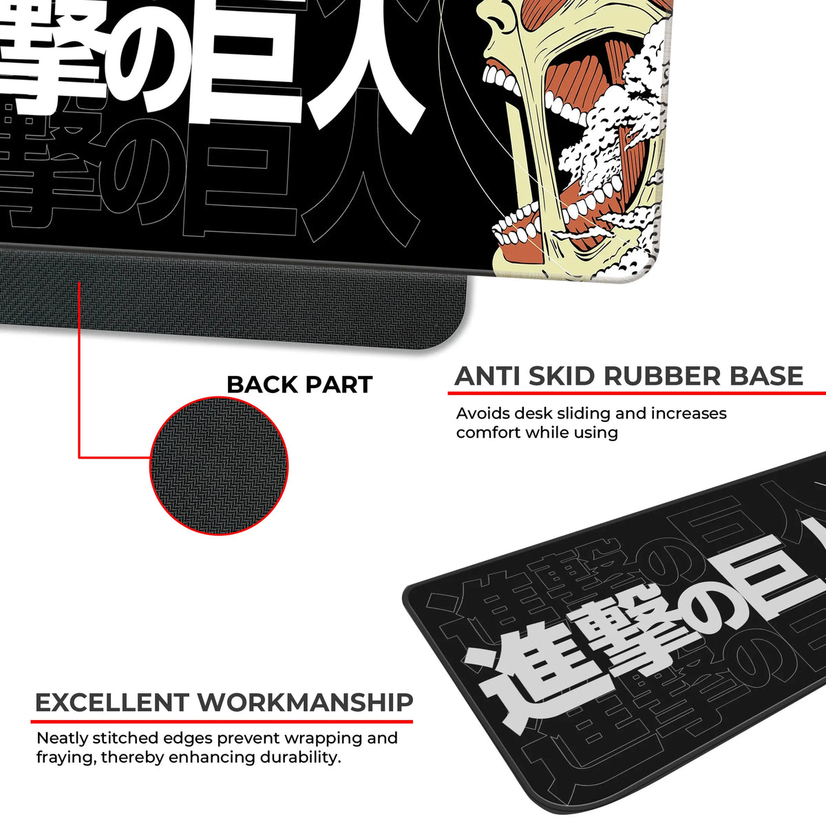 Colossal Titan Anime Rage Art Deskmat