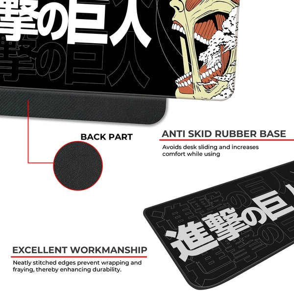 Colossal Titan Anime Rage Art Deskmat