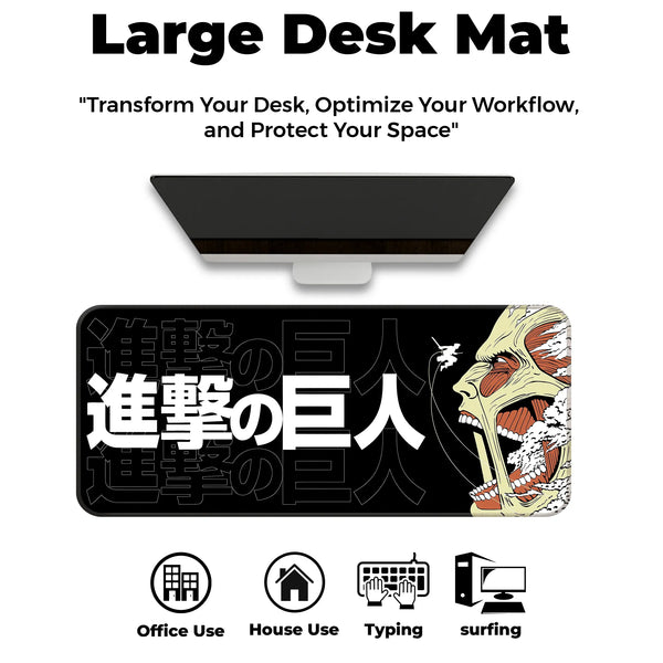 Colossal Titan Anime Rage Art Deskmat