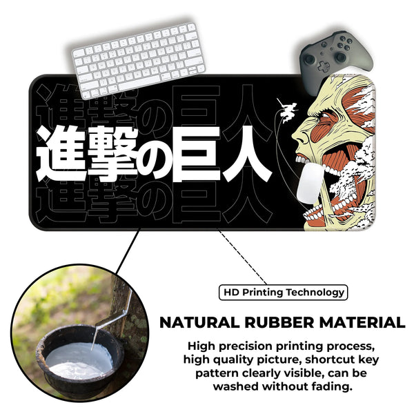 Colossal Titan Anime Rage Art Deskmat