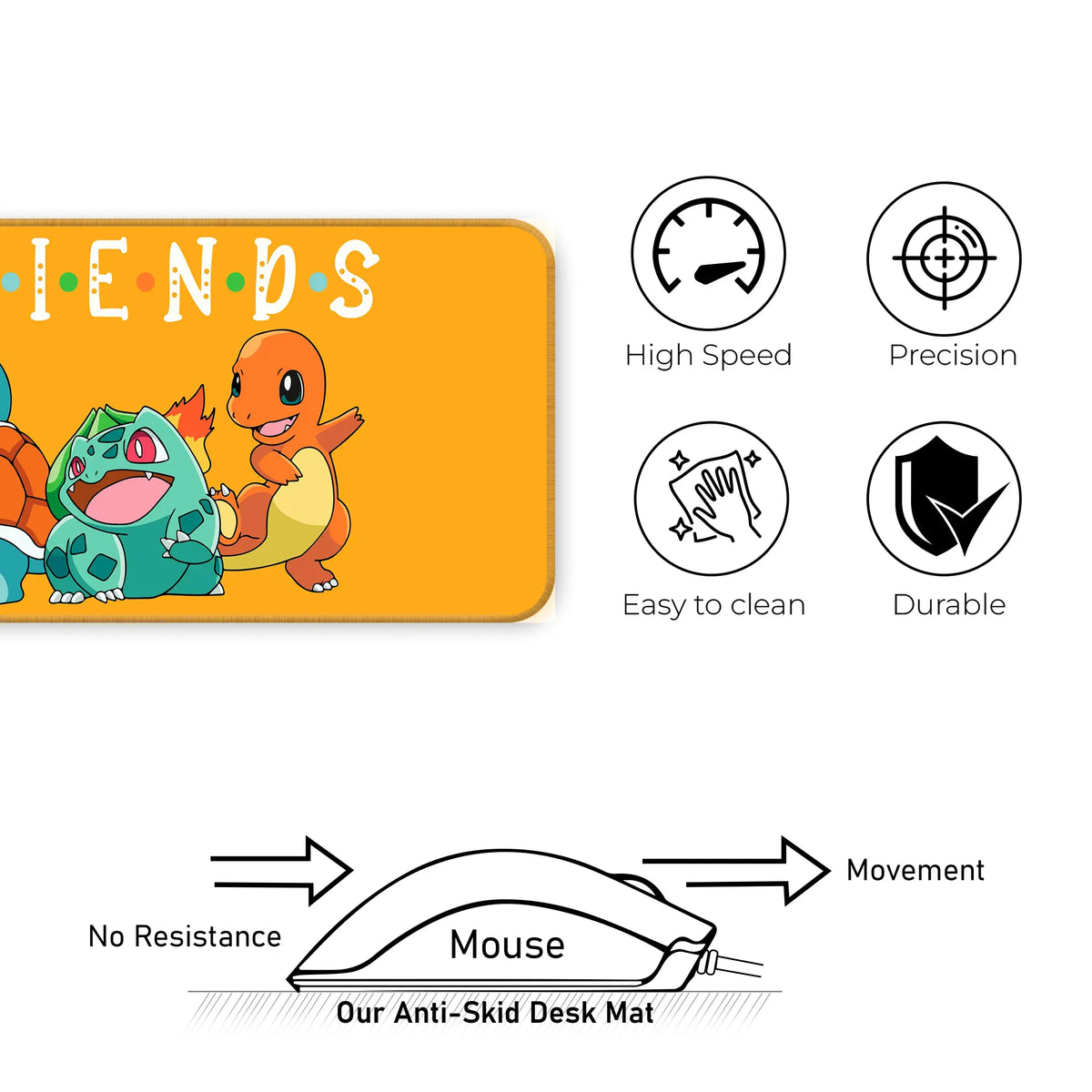 Pokémon Friends Deskmat