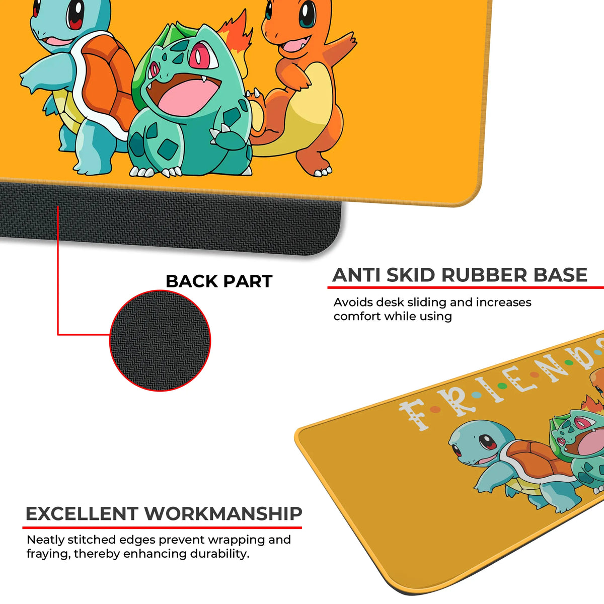Pokémon Friends Deskmat