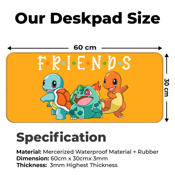 Pokémon Friends Deskmat