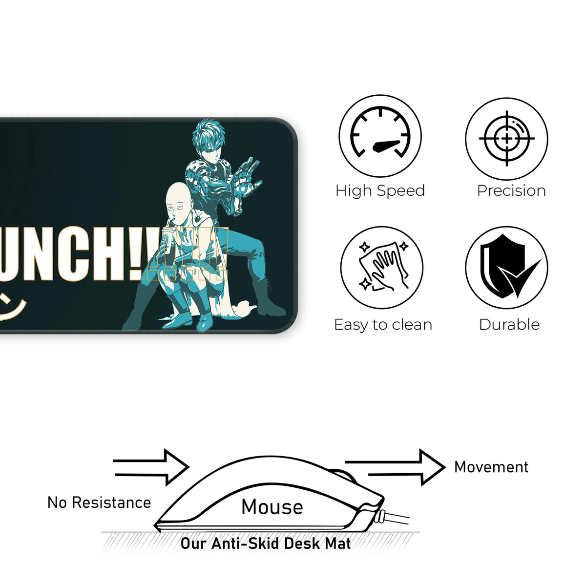 Genos Anime Power Duo Deskmat