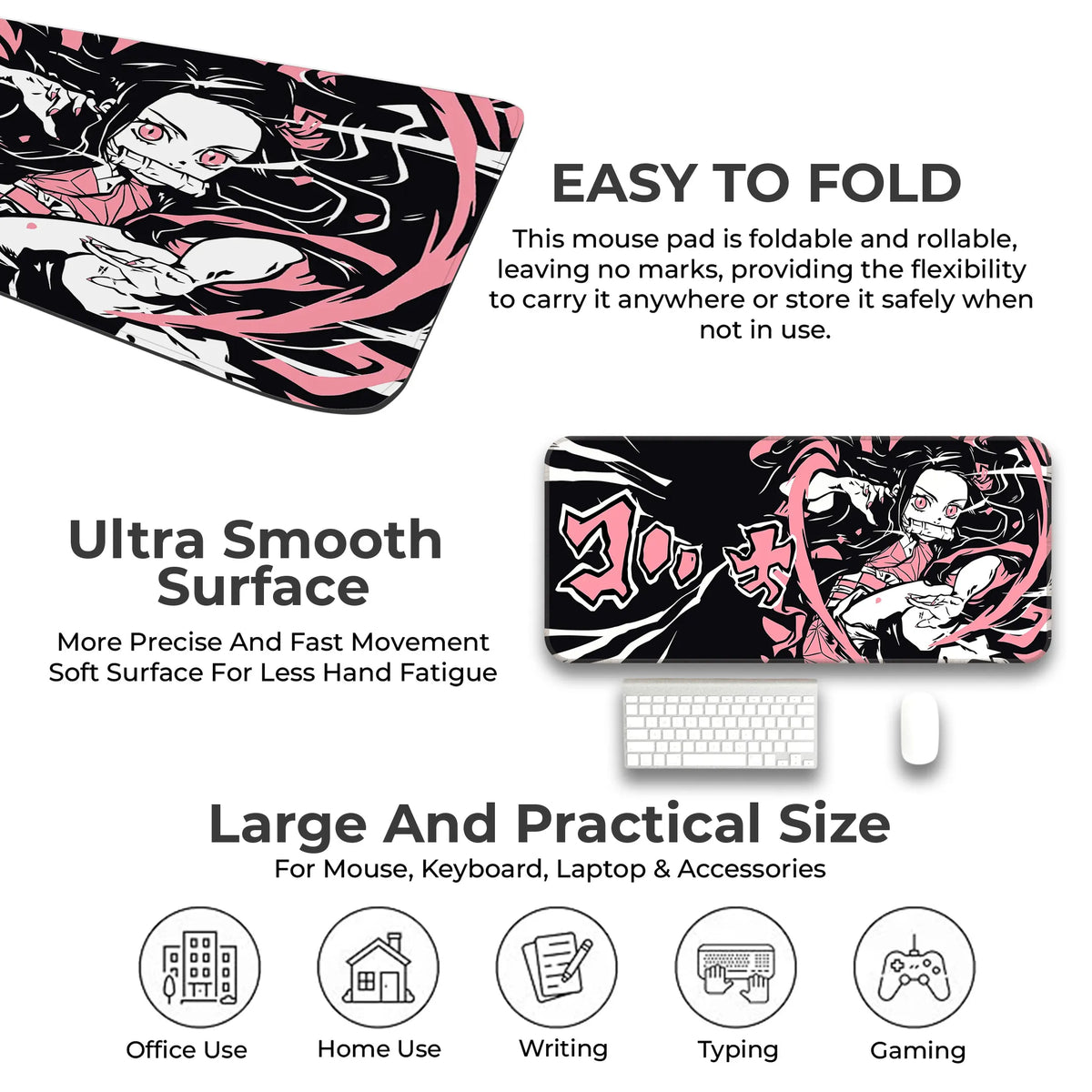 Nezuko Demon Slayer Deskmat