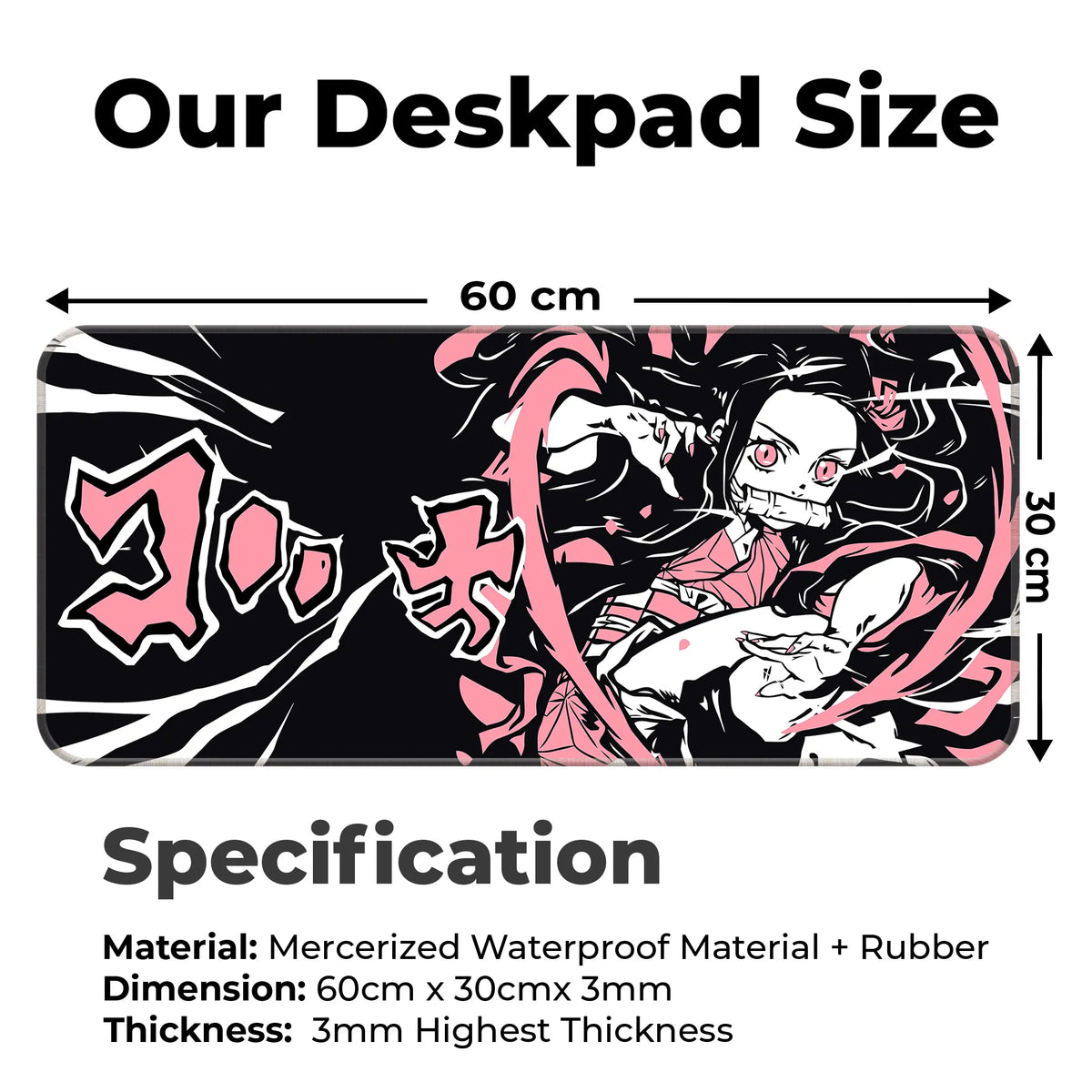 Nezuko Demon Slayer Deskmat