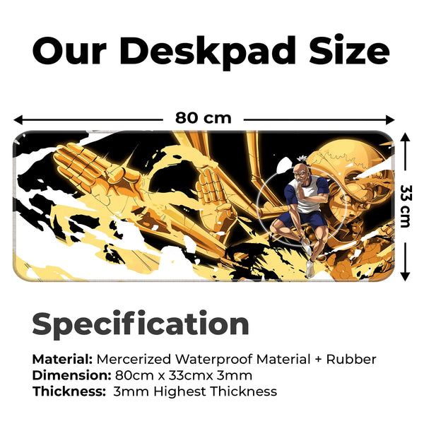 Netero Golden Buddha Deskmat
