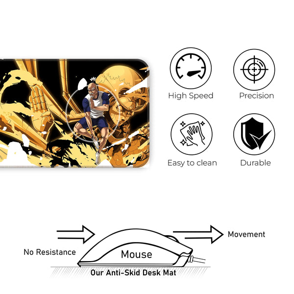 Netero Golden Buddha Deskmat