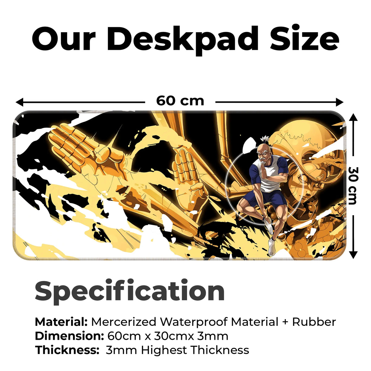Netero Golden Buddha Deskmat