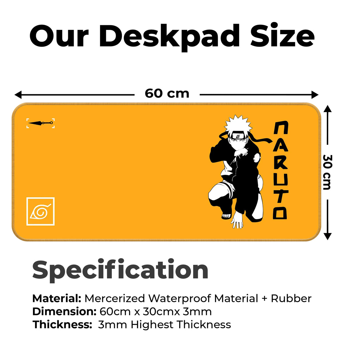 Naruto Shinobi Style Deskmat