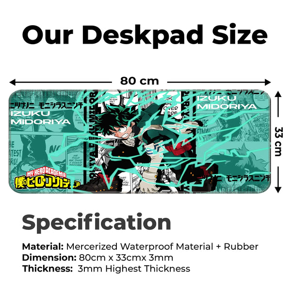Deku My Hero Academia Deskmat