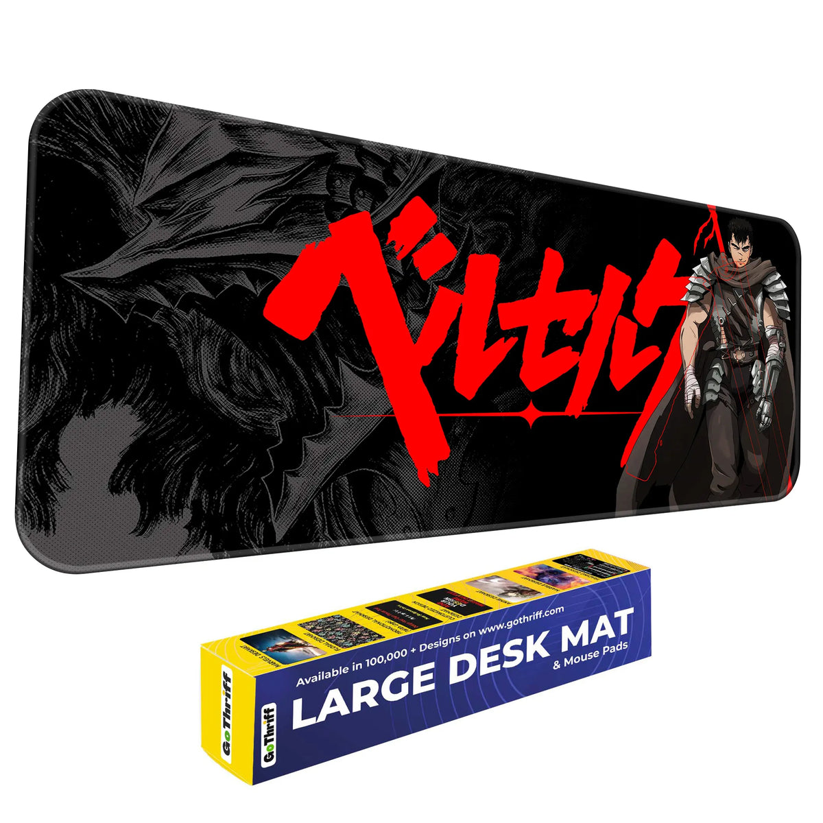 Berserk Black Swordsman Deskmat