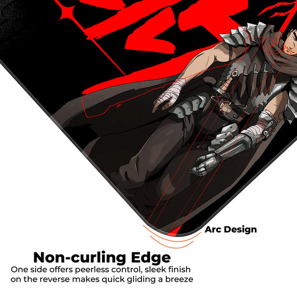 Berserk Black Swordsman Deskmat