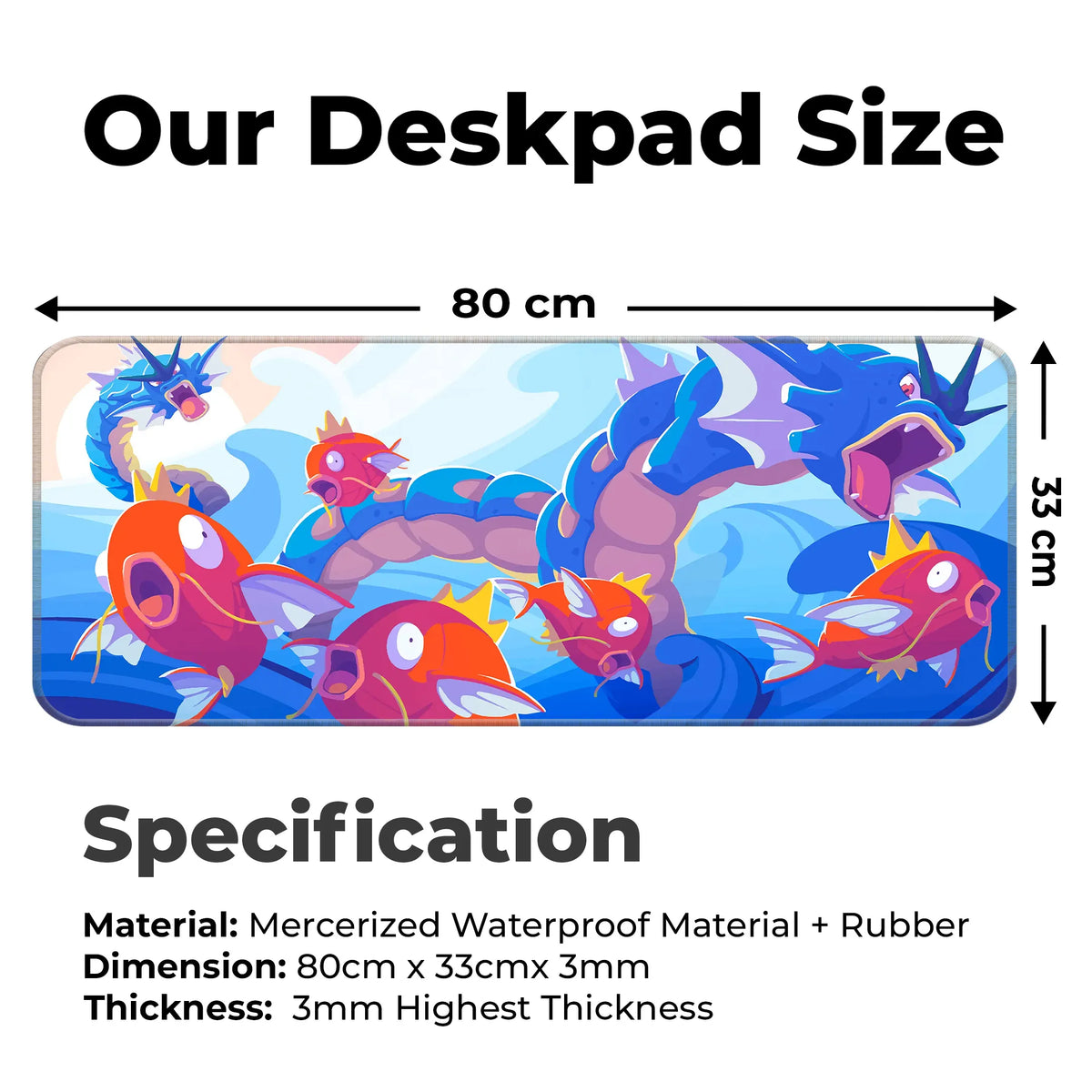 Magikarp Mayhem Deskmat