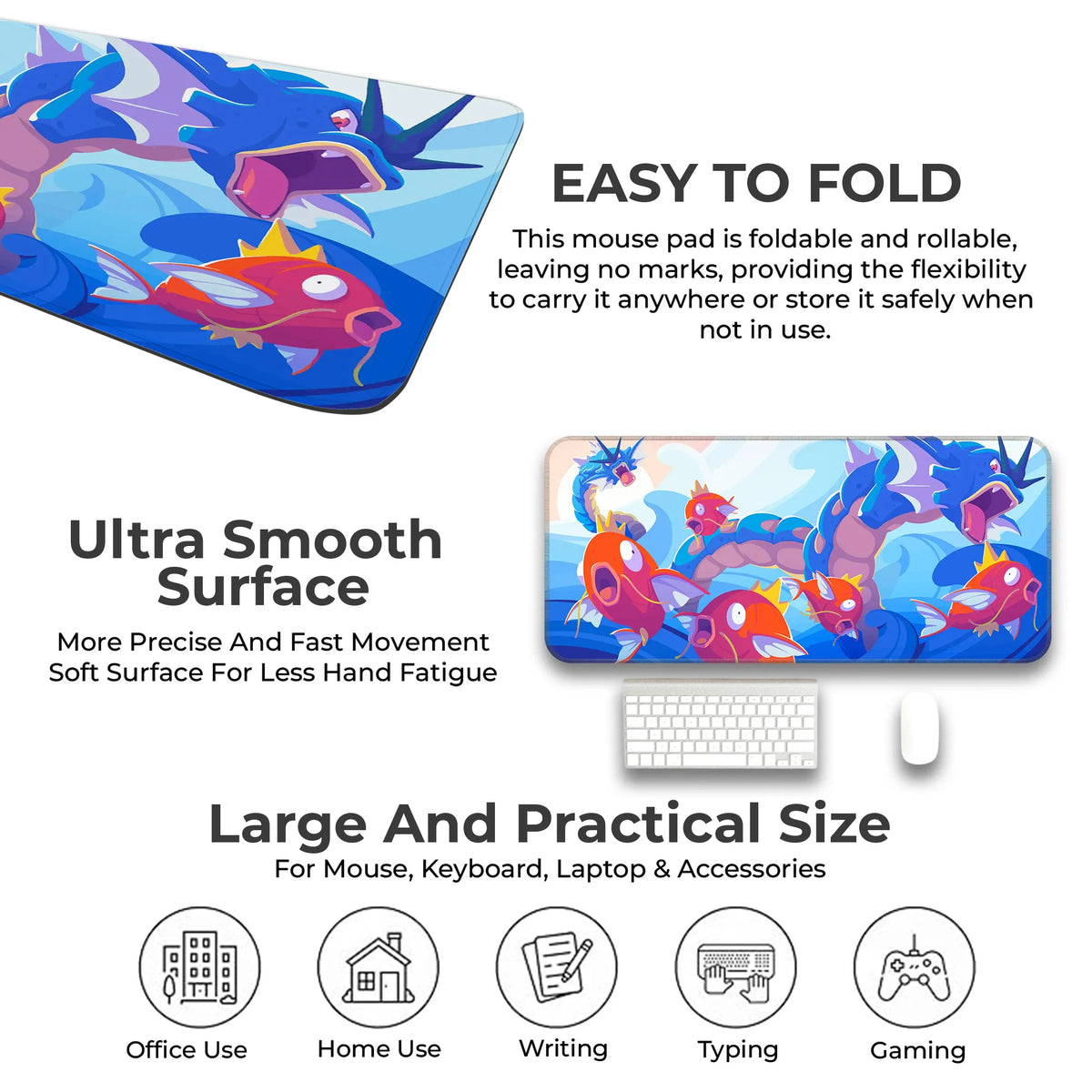 Magikarp Mayhem Deskmat