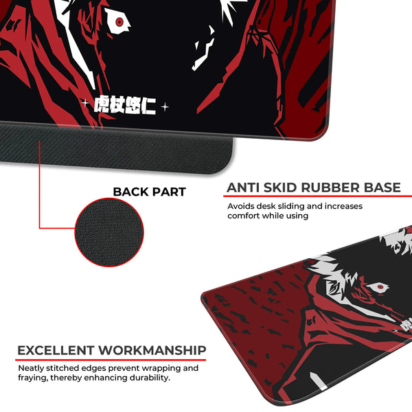 Itadori Yuji Cursed Rage Deskmat