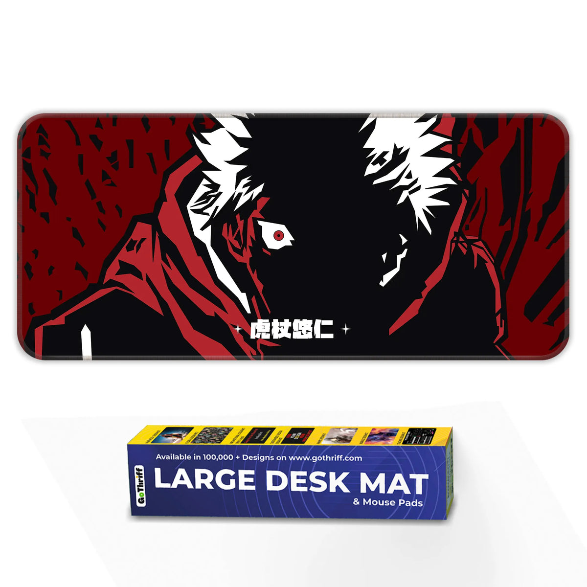 Itadori Yuji Cursed Rage Deskmat
