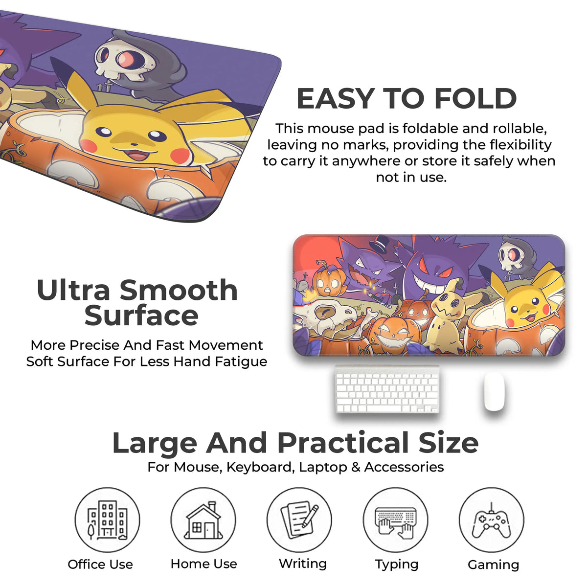 Haunted Pokémon Halloween Deskmat