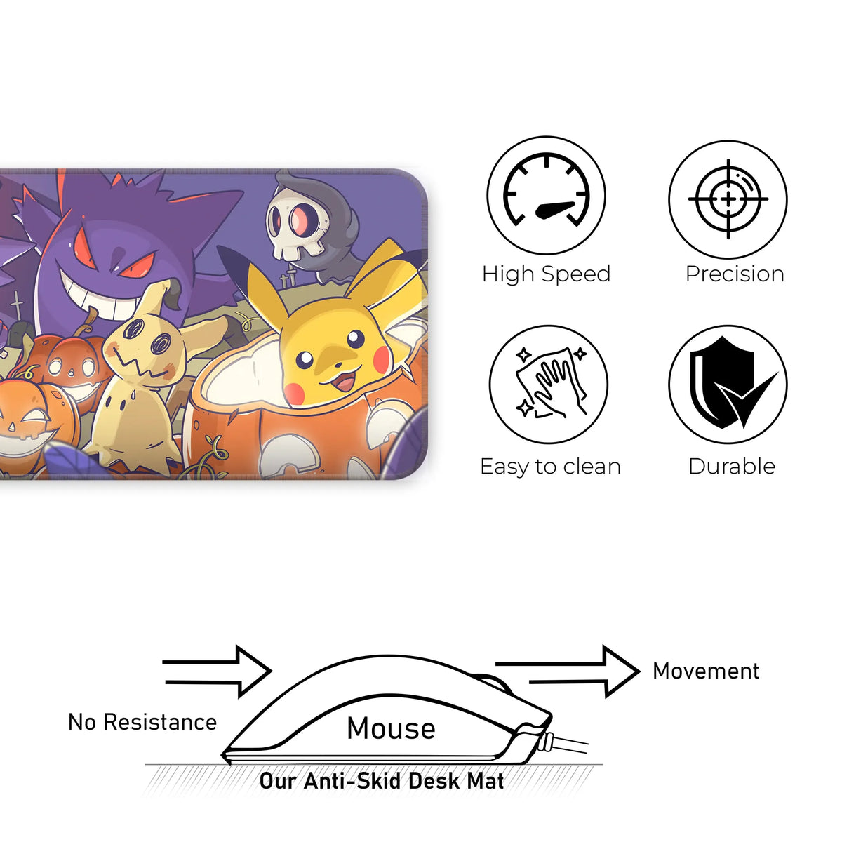 Haunted Pokémon Halloween Deskmat