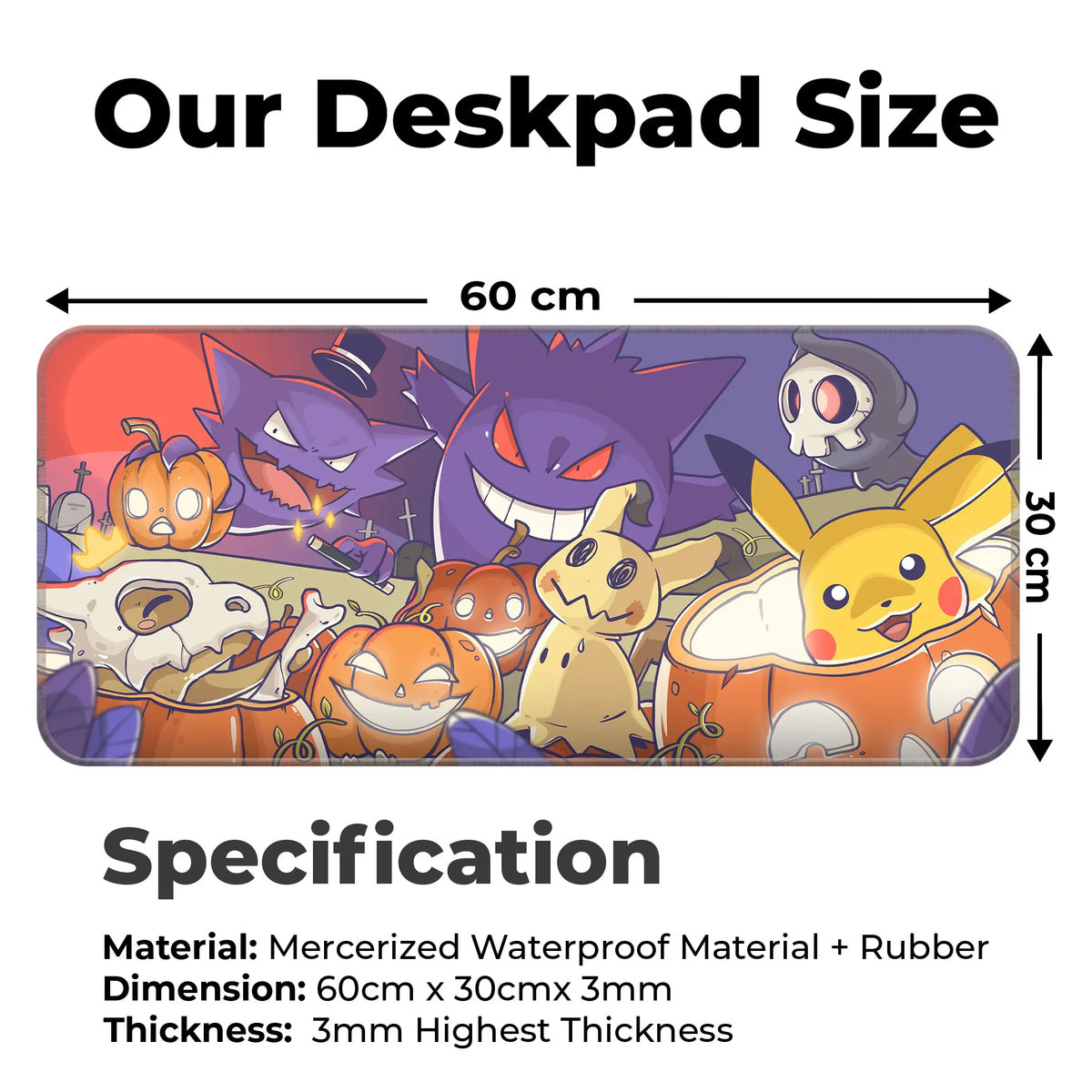 Haunted Pokémon Halloween Deskmat