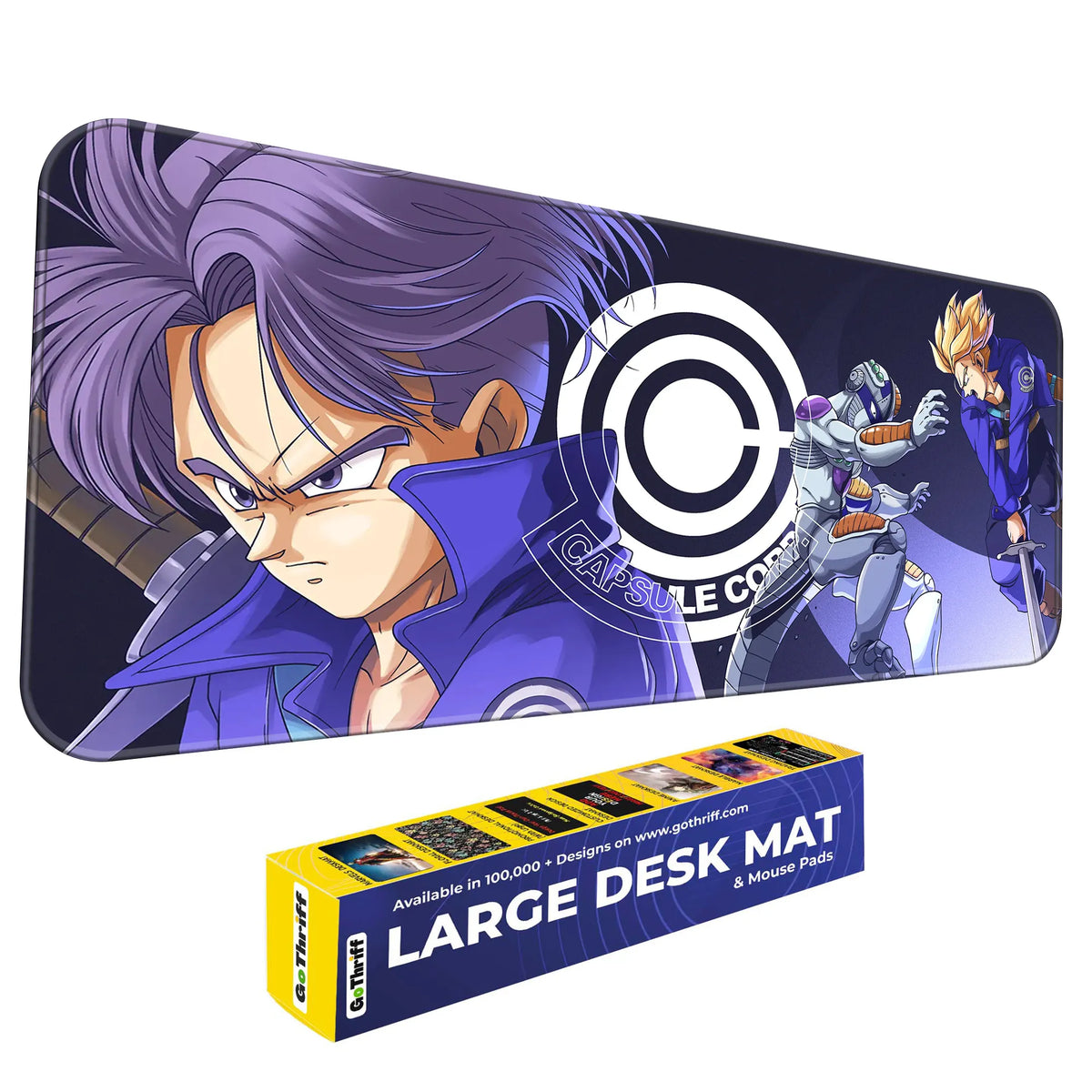 Trunks Capsule Corp Anime Deskmat
