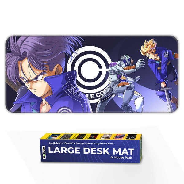 Trunks Capsule Corp Anime Deskmat