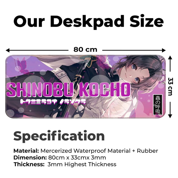 Shinobu Kocho Anime Deskmat