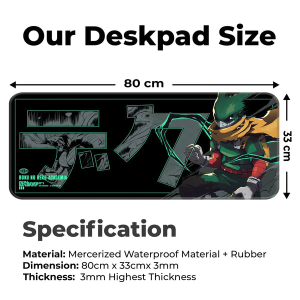 Deku Hero Academia Deskmat