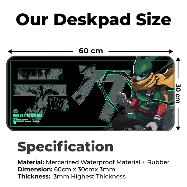 Deku Hero Academia Deskmat