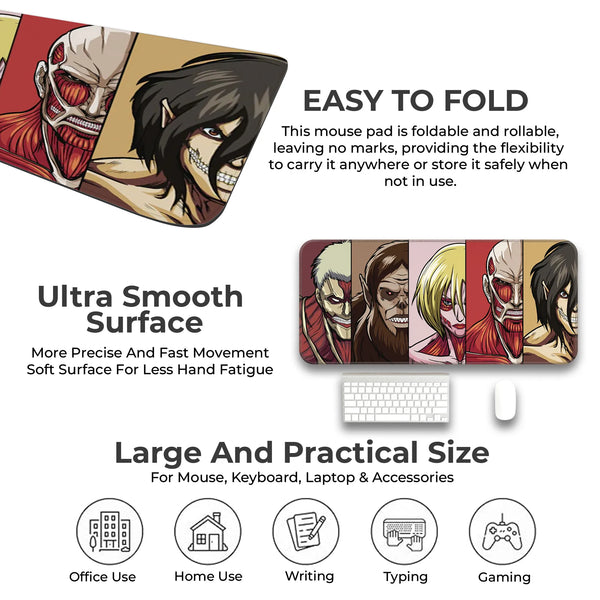 Attack On Titan Deskmat