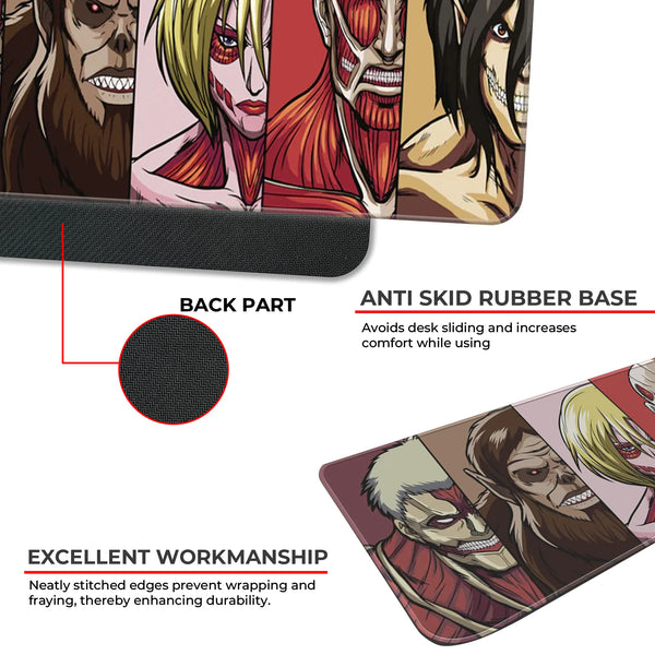 Attack On Titan Deskmat