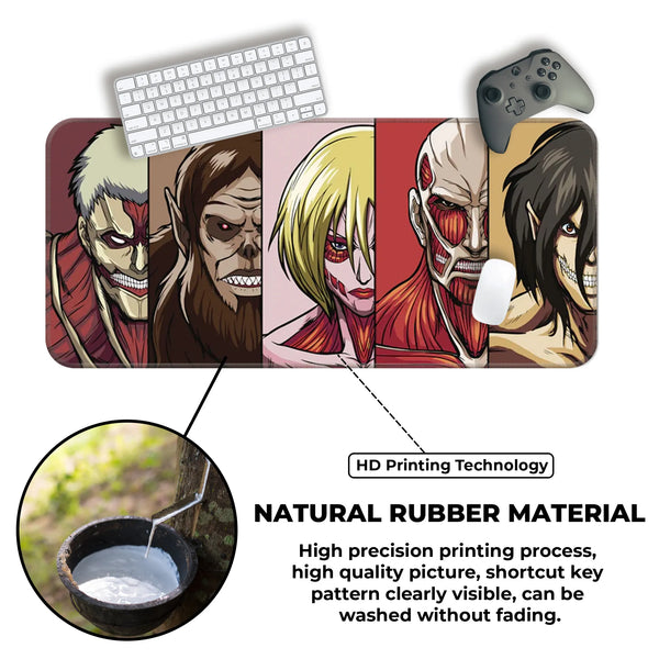 Attack On Titan Deskmat