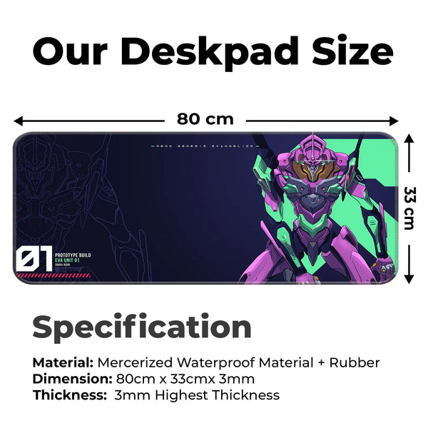 EVA Unit 01 Neon Genesis Deskmat