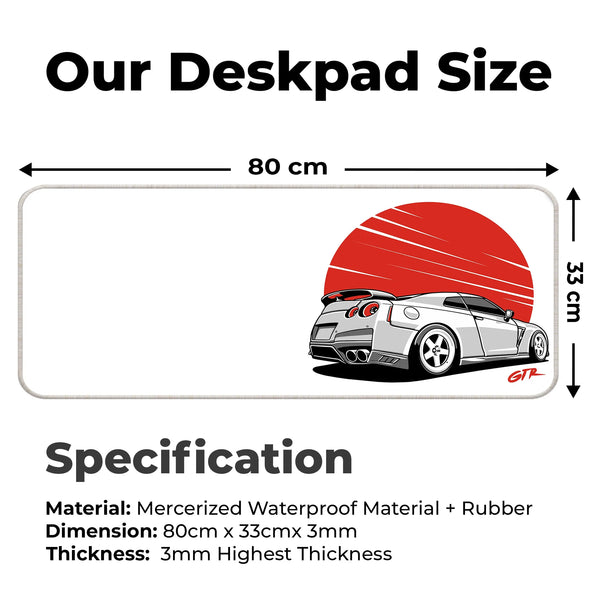 GTR Power Deskmat