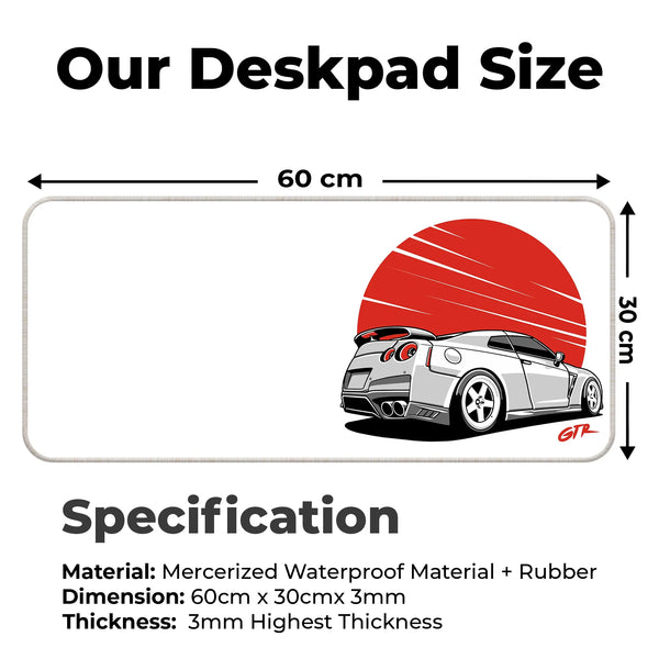 GTR Power Deskmat