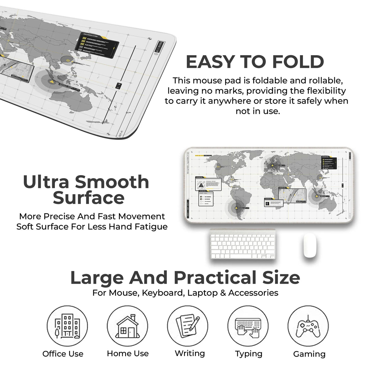 World Map Deskmat