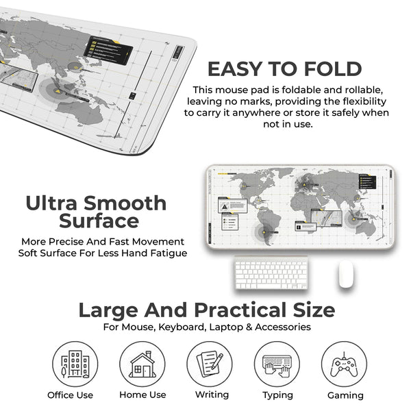 World Map Deskmat