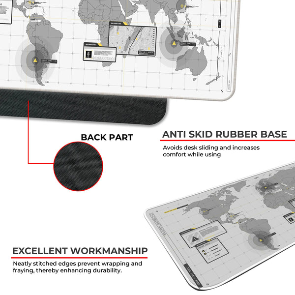 World Map Deskmat