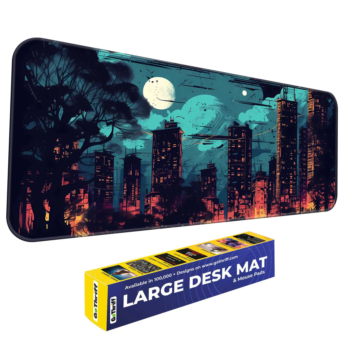 Night City Deskmat