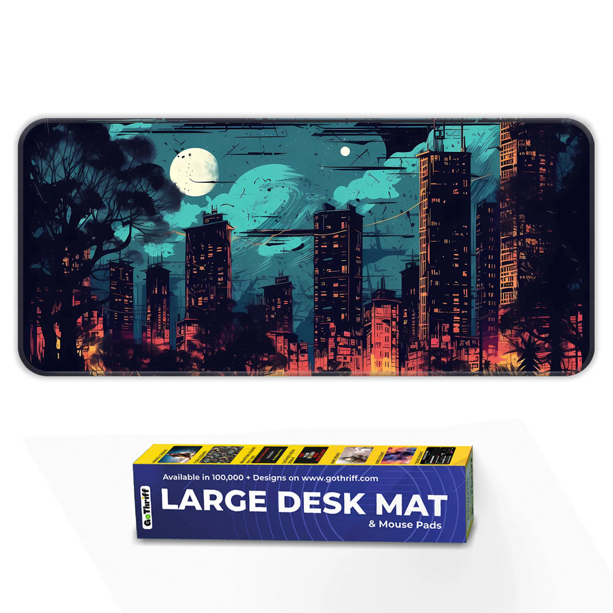 Night City Deskmat