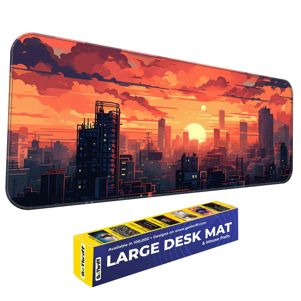 Night City Deskmat