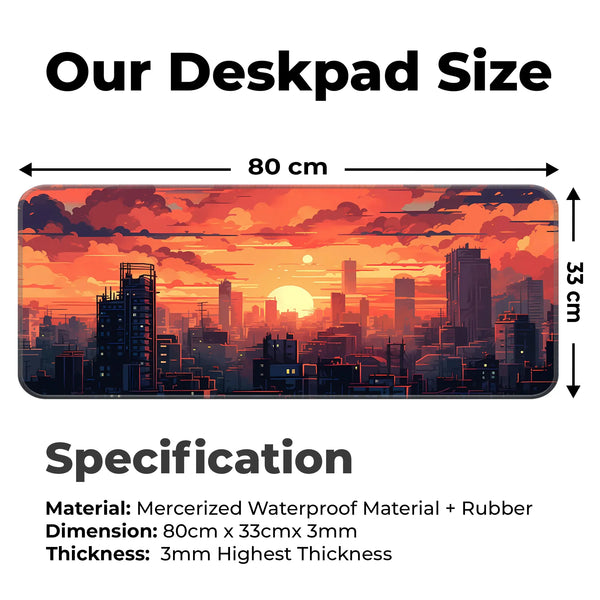 Night City Deskmat