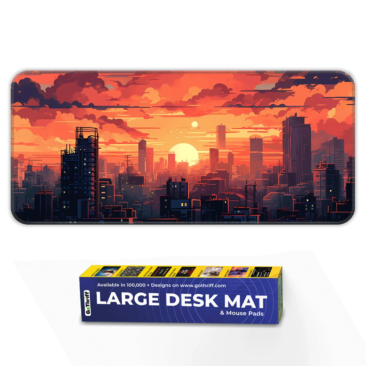 Night City Deskmat