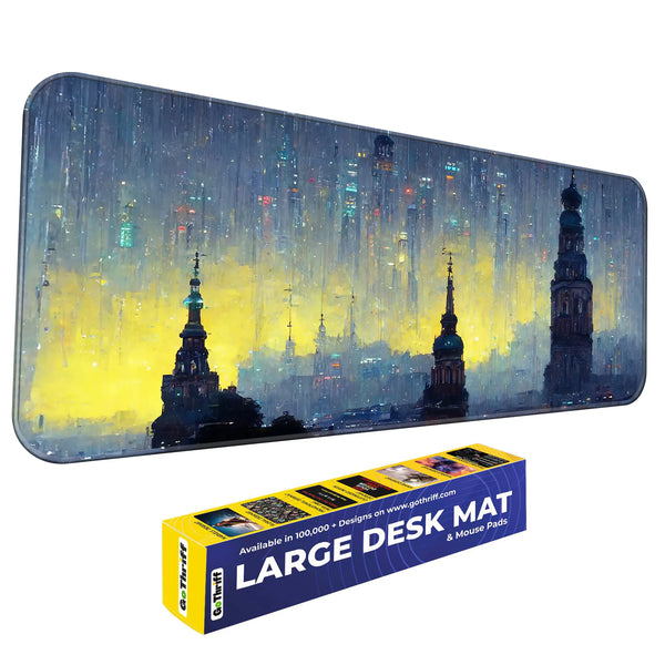 Night City Deskmat