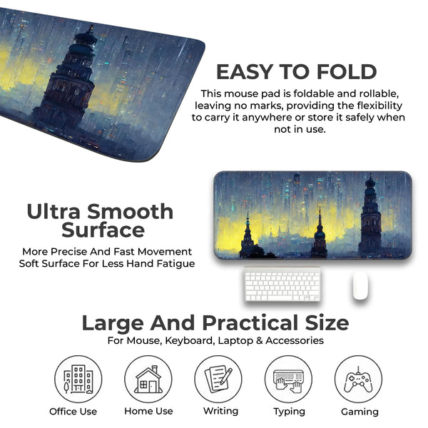 Night City Deskmat