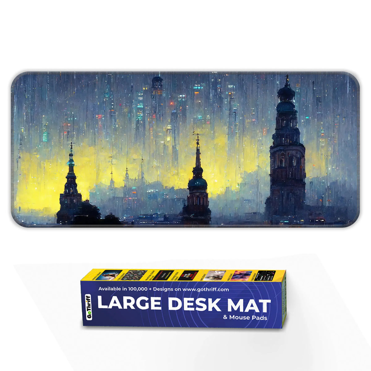 Night City Deskmat