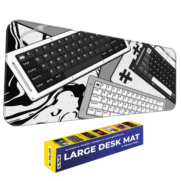 Monochrome Mecha Keyboard Deskmat